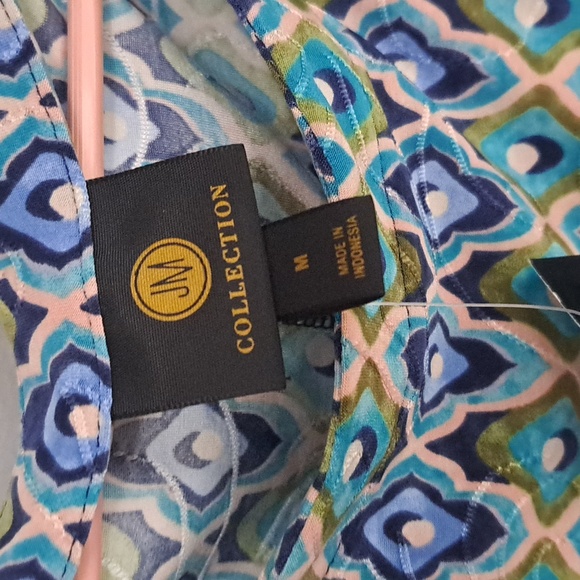 Geo-Print Jacquard Swing Top Size Meduim New - Picture 3 of 5